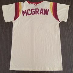 Tim McGraw Standing Room Only Tour T Shirt Small 70’s Style Cream Ringer T-shirt