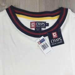 Chaps Ralph Lauren Mens Shirt XL Short Sleeve Color Block Y2K Vintage Deadstock