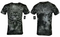 Xtreme Couture Affliction Men’s T-Shirt IRONE BONE Black Tattoo Biker S-5XL