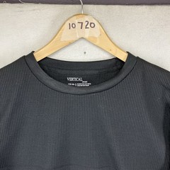 Mens Thermal Shirt 5XL Long Sleeve Black Breathable Vertical Sport EUC