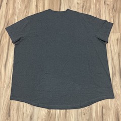 STRONGSIZE Men’s Big Tall 6XL Crew Neck T-Shirts Longer Length Heather Grey NWOT