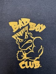 90’s Bad Boy Club – Quit Yer Snivlin’- Bold Graphic Long Sleeve T Shirt XL Black
