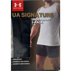 4-43 UNDER ARMOUR Men’s NWT $35 Tank Top Undershirt Black Large