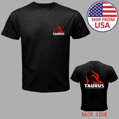 Taurus Guns Firearms Men’s Black T-Shirt Size S-5XL