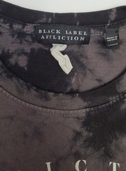 Affliction Black Label God Of Light , Rhinestone Accent, XL, Charcoal BK Wash