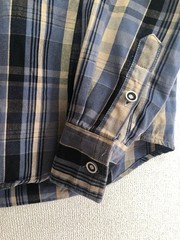 ALTAMONT Check Flannel Shirt Long Sleeve M Size