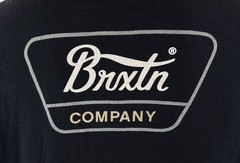 Brixton Blue 2-Sided T Shirt, A- Grade, Men’s Size XL