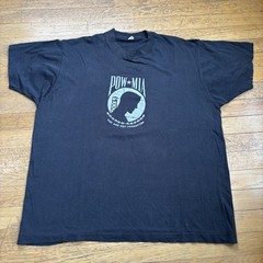 Vintage 80s Military T Shirt Mens XXL Faded Single Stitch POW MIA Thin