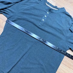 The Normal Brand Shirt Mens 2XL Gray Long Sleeve Henley Stretch Casual Tee