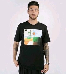 Nike Shirt Mens S Black Dri-FIT Basketball Graphic Tee Swoosh BV8259-010 NWT