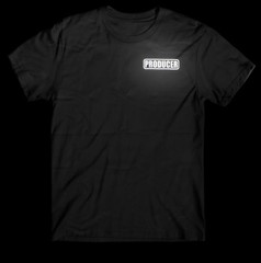 Movie Producer t shirt, reflective logo, film producer t shirt
