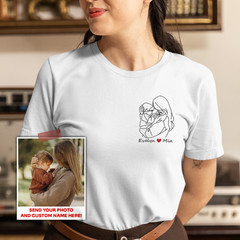 Custom Photo Mom & Kids Unisex T-shirt | Mother’s Day Gifts for Mom