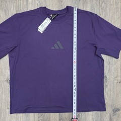 Adidas T Shirt XL Mens Aurora Plum Purple Z.N.E Loose Fit Short Sleeve JW4783