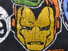 MARVEL COMICS Vintage T Shirt LARGE Graphic Tee SIZE L Captain America HULK Vtg