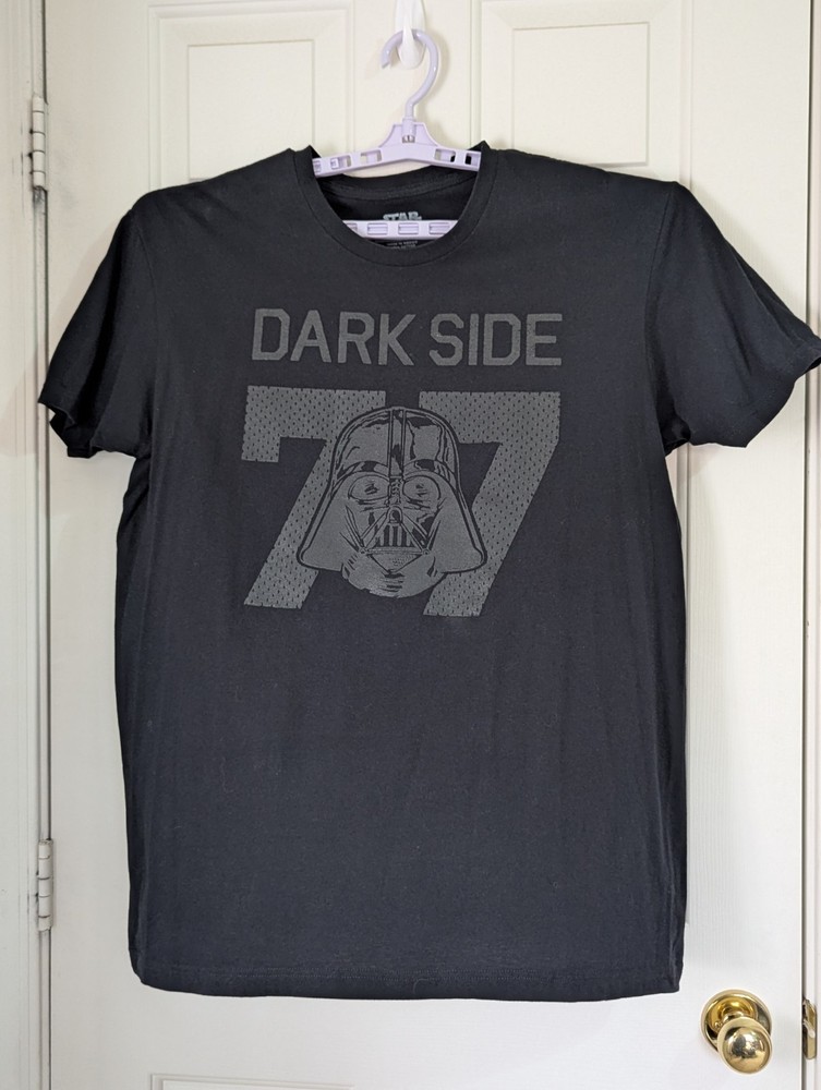 Star Wars Darth Vader Dark Side 77 T-shirt Mens XL Black Graphic S/S Cotton