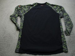 Ariat FR Shirt Mens 2XLT Black Long Sleeve Camo Pocket Flame Resistant Workwear