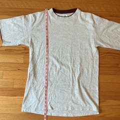 Vintage single stitch T-Shirt belton stacked collar Cotton made in USA L