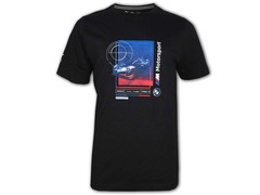 Puma BMW MMS Car Graphic Tee 2 Black BMW Motorsport T-Shirt Fan Jersey M-3XL