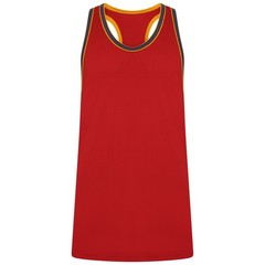 Mens Cotton Gym Vest Racer Back Tank Top Sleeveless Muscle Training Workout Top
