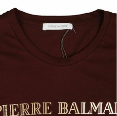 Pierre Balmain Mens Iconic Top Logoshirt Gold Logo Shirt Kurzarm T-Shirt 48 M
