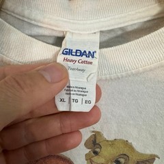 Gildan Lion King Mufasa Dad Graphic T-Shirt Mens XL White Cotton Disney Simba