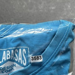 Valabasas Crew Neck T-Shirt Mens Size XXL Blue 100 Miles & Running Short Sleeve