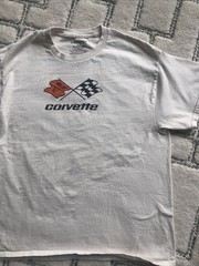 Mens Chemistry Chevy Corvette Graphic White T-Shirt Size L/G See Pics