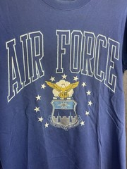 Vintage U.S. Air Force Shirt Adult Medium Blue Short Sleeve Graphic T-Shirt