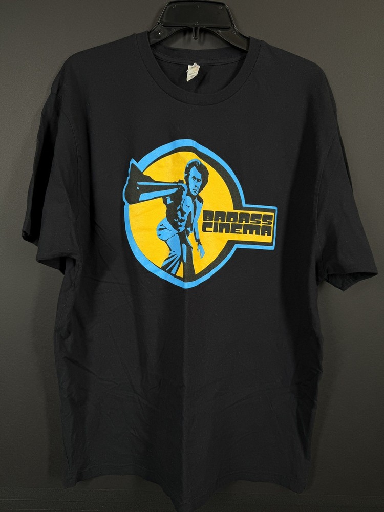 Clint Eastwood Alamo Drafthouse Badass Cinema Shirt Classic Vintage Mondo XL