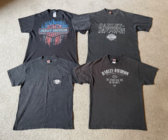 Harley Davidson Motorcycles Graphic Biker T-Shirts Bulk Lot of 17 – Size Large
