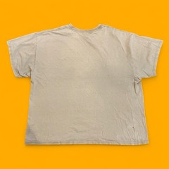 Vintage Distressed tan Y2K Yin Yang tshirt Tee Faded Hippy Stoner Yoga size XXL