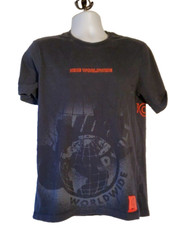 Nike Worldwide Tour Graphic T-shirt Men’s Medium Black Short Sleeve (S-2)