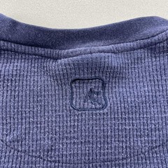 Vintage AND1 T-Shirt Mens Large Blue Thermal Waffle Knit Basketball Long Sleeve