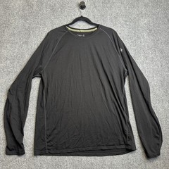 Smartwool Merino 150 Base Layer Long Sleeve Shirt Mens XL Black Outdoor Hiking
