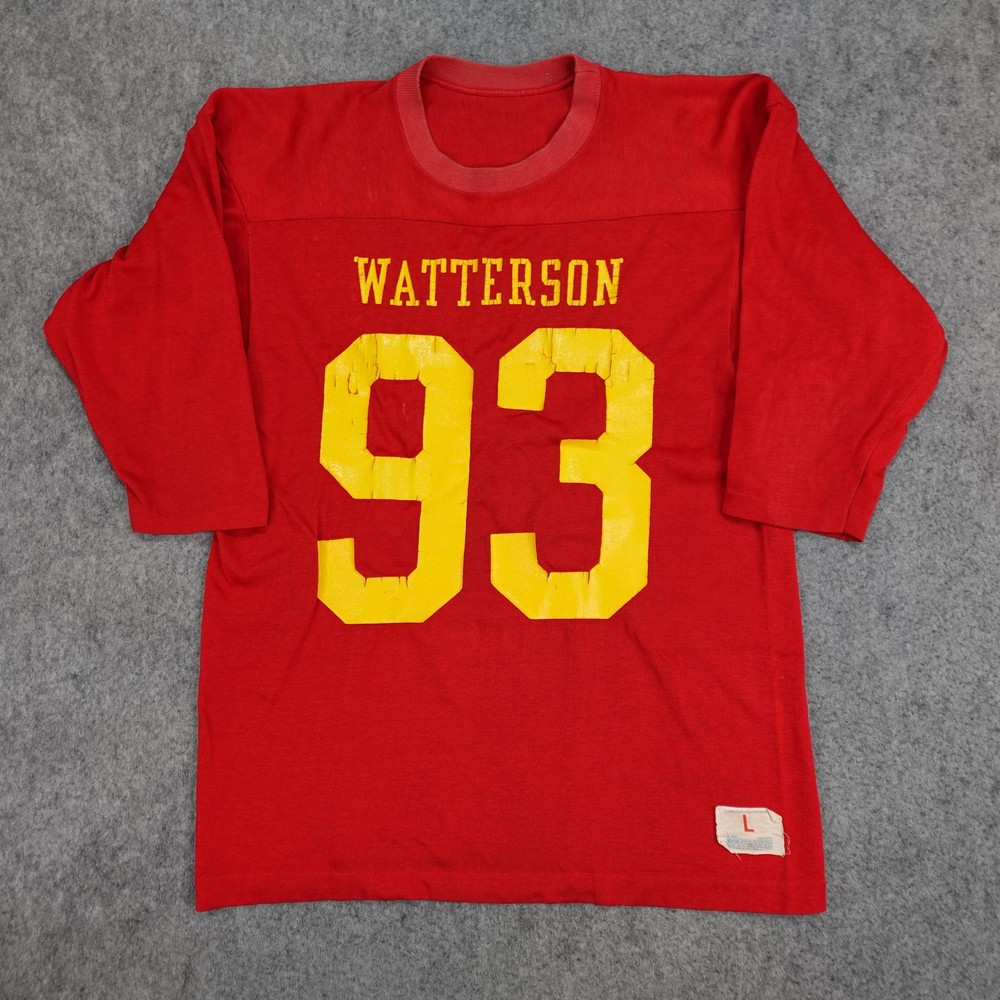 Vintage Champion Football Jersey Mens Large Bishop Watterson Columbus Ohio 70s