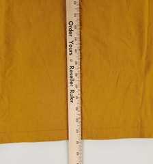 Non Stock Knitting Mills T Shirt Mustard Yellow Short Sleeve Mens L