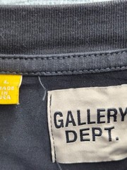 Gallery Dept Souvenir T Shirt Mens Large Black Cotton Logo Printed Relaxed Fit