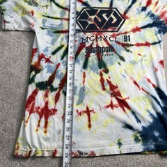 Southpole Tie Dye T-Shirt Mens Large White Blue Green red Pattern No tag