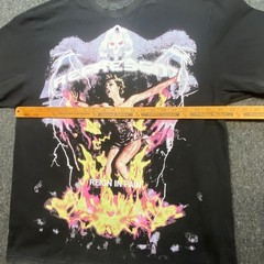 Represent Reign In Pain Shirt Large Mens Black Graphic Distressed Streetwear
