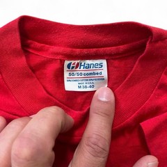 Vtg 80s Mark Vallen Lichtenstein Pop Art Change Nuclear War Career Red Shirt Sm