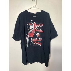 DC Comics Harley Quinn Bad Girl T-Shirt Mens 3XL Black Fruit of the Loom Graphic