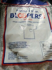Vintage Fruit of The Loom Bloopers Irregular Grey T-Shirt – Men’s Large 42-44