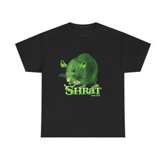Shirat Rat Meme Shirt Funny Rodent Graphic Tee Viral Internet Humor
