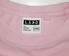 LSKD San Diego T-Shirt Pink Supima Cotton 1% Better Mens NEW 2XS (Measures MD)