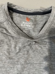 Rugged elements Extreme All Seasons Outdoor T-shirt Size M Gray Unisex