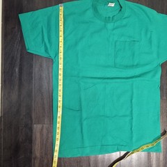 Vintage 90s BVD Pocket T Shirt Green XL (Fits Large) Single Stitch