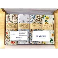 4 Pcs 21″x21″ Cotton Bandana for Women, Super Soft Textured Fabric, Kerchief,…