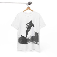60s Surf Guitar T-shirt Retro Vintage Surfer Wave Rider Surfing Waves Gift 60s