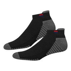 6 Pairs Ankle Socks Men Women Cushioned Running Training Socks, Pack of 6, 9-12