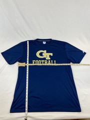 Georgia Tech Football Navy XL T-Shirt Short Sleeve Navy Gold Collegiate Sports